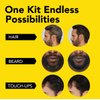 Cleverman Dark Brown Hair & Beard Dye For Black Men. All-in-One Reusable Kit - For Natural-Looking Results. Professional-Quality Color For Beard & Mustache. Ammonia-Free, Enriched with Coconut Extract