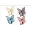 4/6/12 Pcs Small Medium Butterfly Claw Clips, Thick Hair, Jaw Clips Thin Hair Matte Clip, Hair Women Girl Accessories Cute 2.7 Inch Butterfly Accessories Non Slip Hair Clip Jaw Clip (Style B - 4 Pcs)