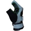 Meister Wrist Wrap Weight Lifting Gloves w/Gel Padding - Gray/Neon Green - Medium