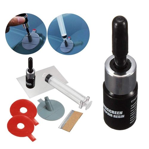 Antswish Windshield Repair Kit Cracked Glass Repair Kit to Fix Auto Glass Windshield Crack Chip Scratch