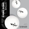STIGA Retractable Take Anywhere Table Tennis Set Includes Net, Two Paddles, Three Balls, and Storage Bag