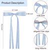 6 Pack Bows Hair Clips Cute Long Hair Rbbon Metal Clip Hair Bows for Women Girls Hair Styling Accessories(6 colors)
