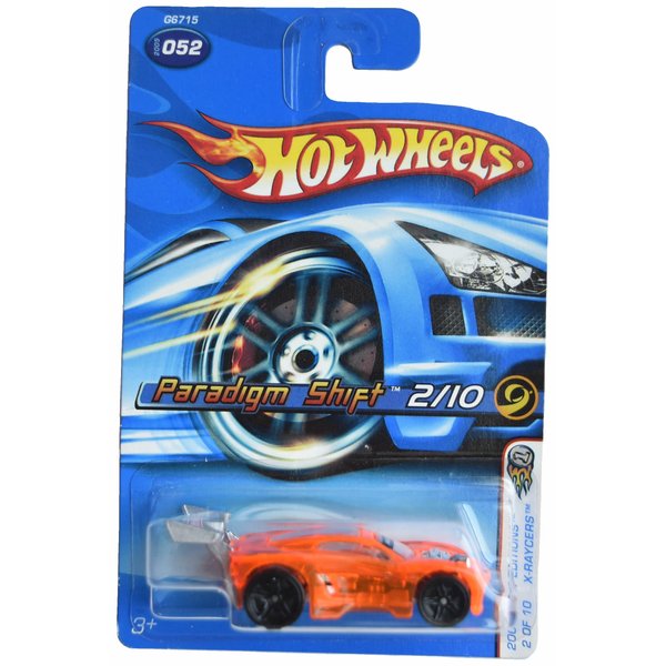 Hot Wheels Paradigm Shift, First Editions 2005 2/10 X-Raycers [Orange] #52