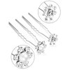 40 Pack Bridal Wedding Hair Pins Rhinestone Hair Clips Accessories for Women and Girls (Style B)