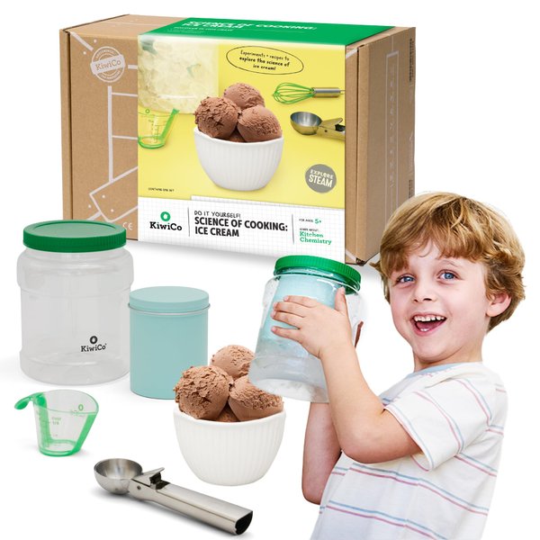 KiwiCo - Science of Cooking: Ice Cream, Learning Cooking Through Chemistry Project, Ages 5+