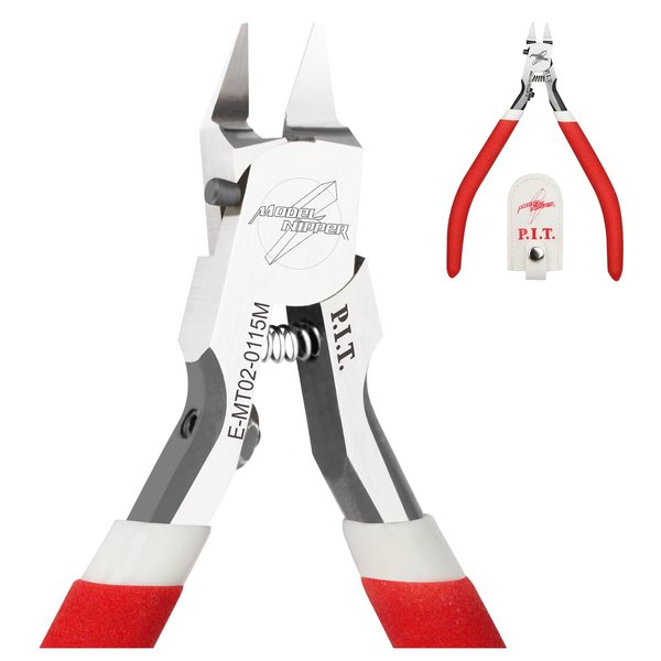 P.I.T.4.8 INCH Model Nipper, Single Blade Gundam Nipper with Non-Slip Grip, Sprue Cutter Hobby Nippers,Model Kit Nippers for Plastic Gunpla Model Building