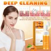 MAROJEIF Turmeric Facial Cleanser, Turmeric Face Wash, Turmeric Foaming Facial Cleanser, Turmeric Facial Wash, Turmeric Foaming Cleanser for All Skin Deep Cleaning (2pcs)