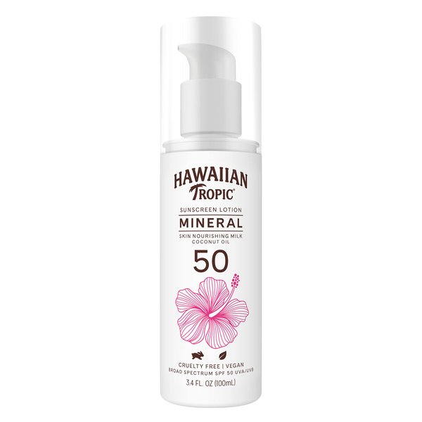 Hawaiian Tropic Hawaiian Tropic Mineral Sun Milk Body Lotion Spf 50, 3.4 Ounces, 1 count (Packaging may vary)