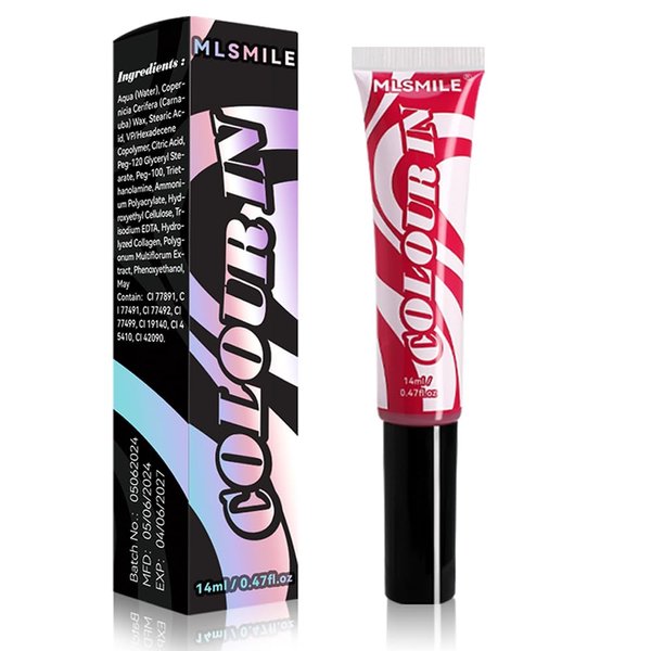 BEUKING Disposable Hair Dye Color Comb,DIY Natural Hairstyle Cream,Colored Mascara, Washable Easily Cleaning Disposable Hair Wax for Festival Daily Boys Teen Girls Hair Dye (06#PINK, 1 OZ)