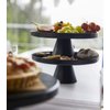 Yamazaki Home Tower Plastic 9" Round, Stackable Cake and Dessert Stand - Abs Plastic