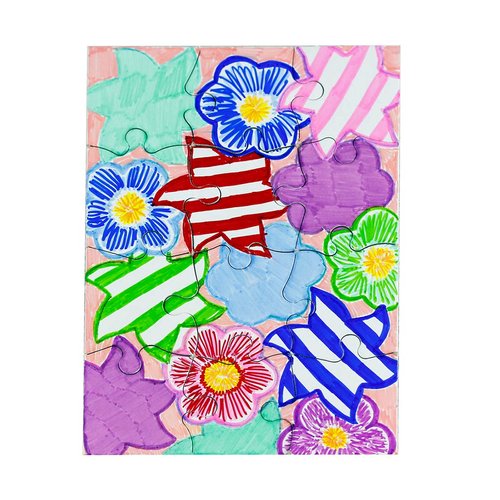 ​​Hygloss Puzzles DIY Party Invite - Blank Puzzle for Decorating - Art Activity - Use as Party Favors - White, Sturdy – 5.5 x 8 Inches, 12 Pieces - Comes with Envelopes - 8 Qty