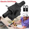 lzndeal Electric Drill Pump for Water Gasoline Oil Diesels Fluid Transfer Pump Mini Hand Self-Priming Quick Pumping Speed