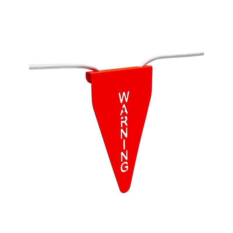 Frontline WLS16-FLAG Metal Flag for Warning Line System (Red)