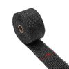 big-autoparts 2 inch by 16.5 feet Exhaust Manifold Heat Wrap Thermal Wrap Tape and Stainless Ties Kit,Black
