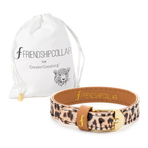FriendshipCollar Dog or Cat Collar and Matching Bracelet Set - Wild and Free - Extra Bracelet- Vegan Leather