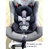G Ganen Baby Comfort Support Cushion Stroller and Seat Comfort Cushion Insert Liner (Black Bear)