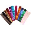 Kenz Laurenz Sequin Headbands Elastic Stretchy Headband for Girls Kids Women Flapper Roaring 20s Great Gatsby 1920s Hair Band Cute Princess Head Bands (Hot Pink)