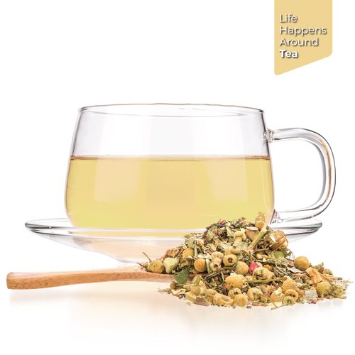 Tealyra - Tranquil Dream - Chamomile Honeybush Lavender - Calming - Relaxing - Herbal Loose Leaf Tea - Caffeine-Free - All Natural - 110g (4-ounce)