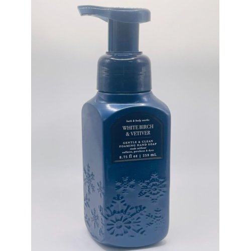 Generic White Birch Vetiver Gentle Foaming Hand Soap 8.75 Ounce White Barn Wash, Blue