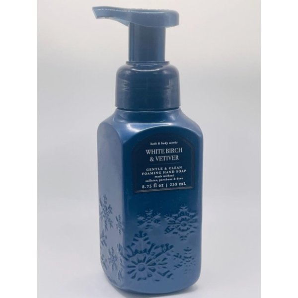 Generic White Birch Vetiver Gentle Foaming Hand Soap 8.75 Ounce White Barn Wash, Blue