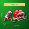 American Football Building Blocks Set Compatible with Soccer Lego, Football Stadium Toy, Gifts for Sports Football Fans and Players, Creative Activities for Kids Over 8 Years Old and Adults (1038pcs)