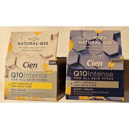 Set of 2x50 ml Cien Q10 Day and Night Cream