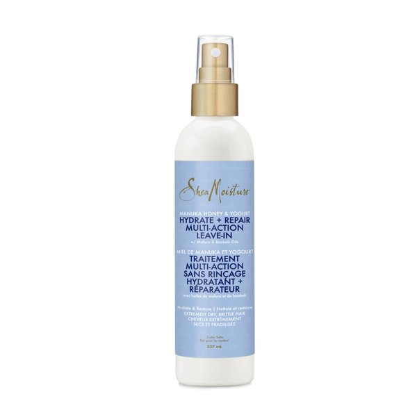 Shea Moisture Manuka Honey & Yogurt Hydrate + Repair Multi-Action Leave-In, Made with Fair Trade Shea Butter