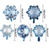 20PCS Snowflake Foil Balloons Winter Wonderland Party Decorations - Winter Holiday/Xmas/Christmas Party Supplies Decorations Balloon