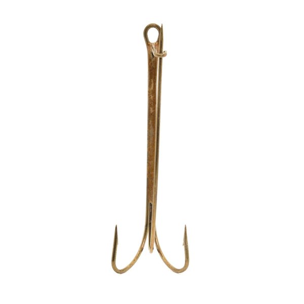 Mustad Dbl Live Bait Liver Hook w SafetyPin-Bronze 5 Ct 1 0 (7904-BR-1/0-5)