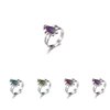 LiHan1028 10 Pieces of Mixed Pattern Adjustable Mood Rings for Girls and Boys, Mixed Color Changing Mood Rings for Halloween Costume Props, Birthday Party Favors and Fift Bag Fillers