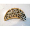 Generic Faux wooden arc hair clamp clip barrette