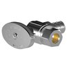Hourleey 2 Pack Angle Stop Valve, Water Shut Off Valve 1/2" PEX x 3/8" OD Compression, Quarter Turn Chrome Plated Brass Valve