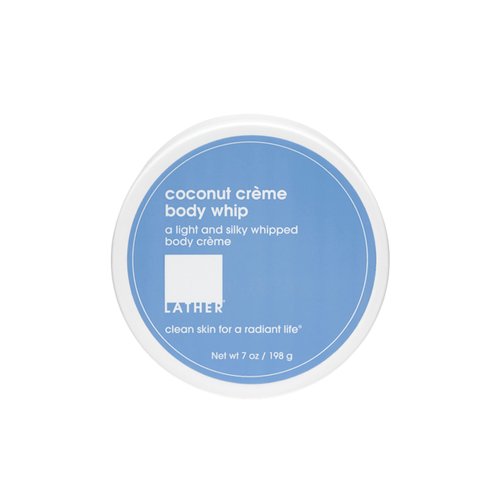 LATHER Coconut Crème Body Whip | Body Whip With Essential Oils | Body Skin Care Product With Coconut Oil, Aloe Vera & Shea Butter | Moisturizer | Self Care | Beauty Products | Body Cream | 7 Oz