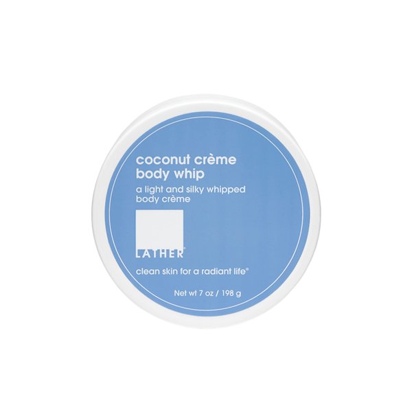 LATHER Coconut Crème Body Whip | Body Whip With Essential Oils | Body Skin Care Product With Coconut Oil, Aloe Vera & Shea Butter | Moisturizer | Self Care | Beauty Products | Body Cream | 7 Oz
