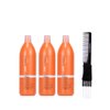 Inebrya Ice Cream Dry-T Shampoo (33.8 oz) with Teasing Comb Pack of 3