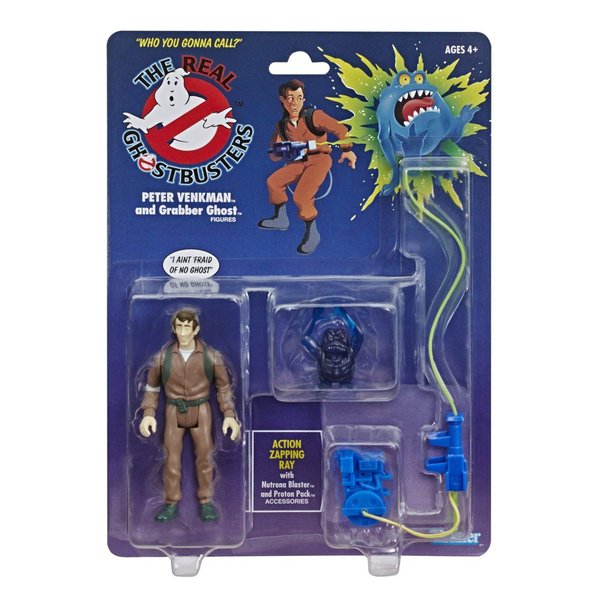 Ghostbusters Kenner Classics Peter Venkman and Grabber Ghost Retro Action Figure Toy with Accessories Great Gift for Collectors and Fans