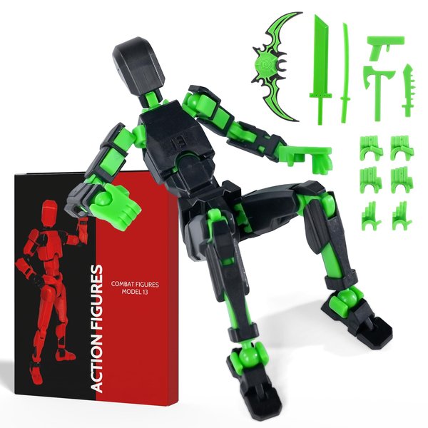 Rolling Art Action Figure Set, Model 13 Action Figure Multi-Jointed Movable,Gift Box Packaging, a Great for Loved Ones and Friends.