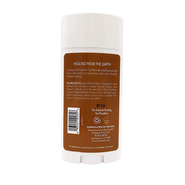 Zion Health Adama Minerals Clay Dry Deodorant Original - 2.5 oz