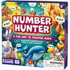 Number Hunter – Fun Kid Math Board Game for Learning Addition & Subtraction – Educational Indoor Game for Family Night, Preschool, Kindergarden, School, Kids Ages 5 and Up – Childrens Table Game