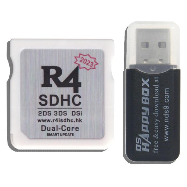 R4 2023 HK SDHC Dual Core Update Adapter Memory Card for NDS DS DSI 2DS 3DS New 2DS New 3DS XL, No Timebomb