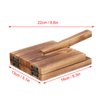 Dough Tool, Easy To Use Tortilla Press Wood Antislip Square Multifunction Nonslip Wooden Handle Fine Workmanship Dough Pressing Tool for Kitchen Baking