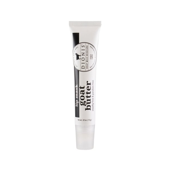 Dionis Goat Butter Overnight Leave On Lip Mask - Raspberry, Goat Milk, Jojoba & Moringa Oils Moisturize & Repair Cracked, Chapped & Dry Lips - Chocolate Shortbread Scented Formula Stays On All Night