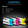 Smart Ink Compatible Ink Cartridges Replacement for HP 932XL 933XL 932 XL 933 XL (3 Combo Pack, Cyan/Magenta/Yellow) to use with HP Printer OfficeJet 6600 6700 7610 7612 6100 7510 7110 7620