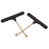 Famgee Trampoline Spring Pull Tool Kit Parts Hook Puller for Spring Installation Disassembling 2 Pack (T-Hook)