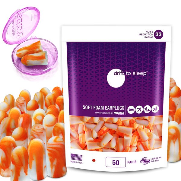 Moldex Soft Foam Ear Plugs 50 Pairs Softies® Earplugs -33dB Highest NRR Made in USA/Moldex Soft Foam Ear Plugs 50 Pairs Softies® Earplugs -33dB Highest NRR Made in USA