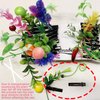 100 Pcs Bean Sprout Hair Clips,Mixed Style Plant Hairpins Hair Accessories,Funny Little Grass Barrette Headwear with Hot Glue Sticks for Women Kids Girls Crazy Hair Day at School Home Party Decoration