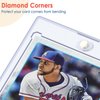 8Pcs Magnetic Card Holders for Trading Card, Baseball Card Protectors with 8 Stands, 35pt Acrylic Hard Card Sleeves Case for Sports Cards, MTG Cards, YUGIOH Cards, Standard Cards Storage and Display