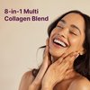 Micro Ingredients Multi Collagen Pills for Women & Men, 240 Capsules | Type I, II, III, V, X - Hydrolyzed Collagen Peptides with Biotin, Hyaluronic Acid & Vitamin C | Hair, Skin, Nail & Joint Support