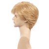Amnenl Blonde Wig Men Short Natural Layered Synthetic Hair Wigs for Male Guy Daily Halloween Cosplay Costume Wig (Blonde)