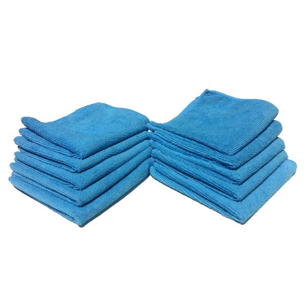 CarCovers [36 Pack] Microfiber Cleaning Cloths Microfiber - Blue Color - Reusable, Washable, and Eco-Friendly! (36)